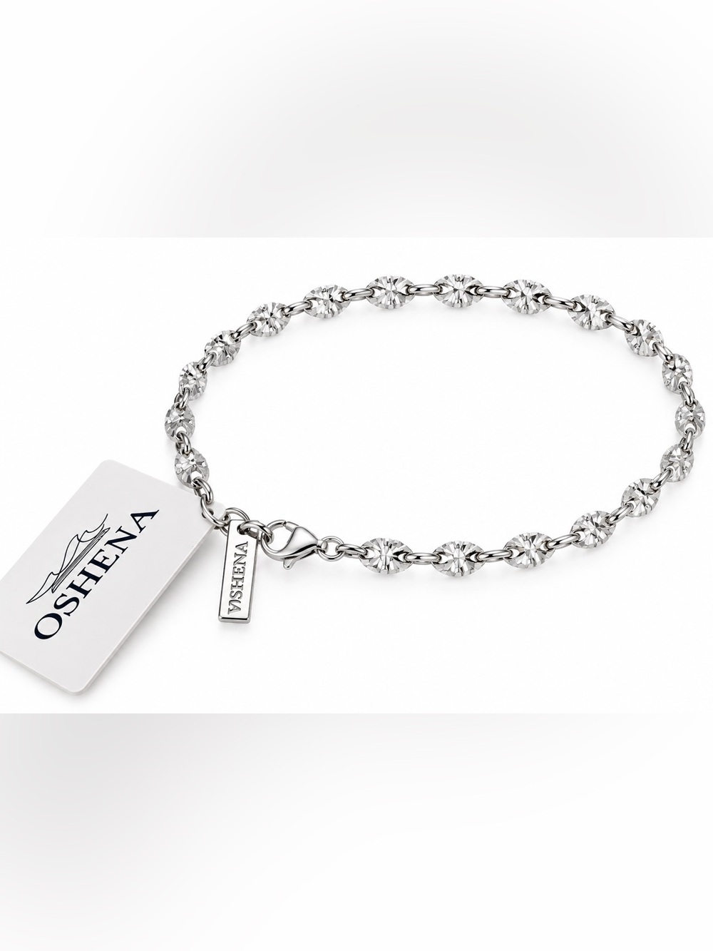 Oshena Designer Beachwear sunburst Silver anklet Bracelet NEW‎ Release UNISEX